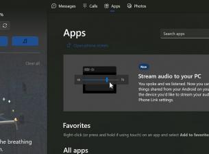 Microsoft добавя възможност за стрийминг на звук от Android към Windows 11