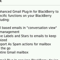 RIM тества плъгин за Gmail за BlackBerry