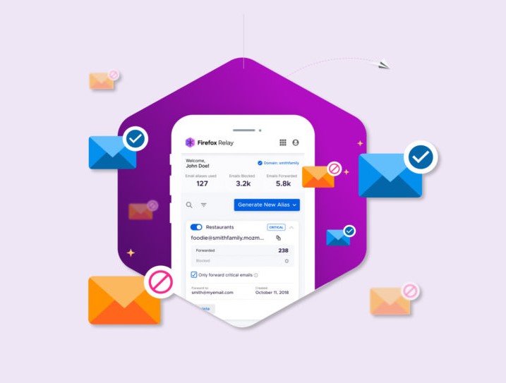 Firefox Relay вече има и платена опция