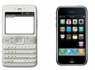 Android не е поддържал сензорни дисплеи преди представянето на iPhone