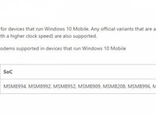 Windows 10 Mobile добавя поддръжка за все още необявени процесори Snapdragon