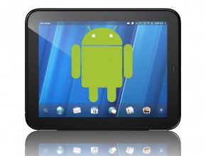 Някои таблети HP TouchPad са били продадени с Android вместо с webOS