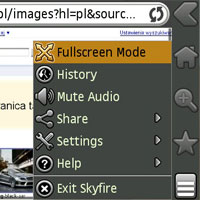 Алфа версия на Skyfire 1.5 за S60v5