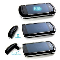 Концептуален телефон с вградена Bluetooth слушалка