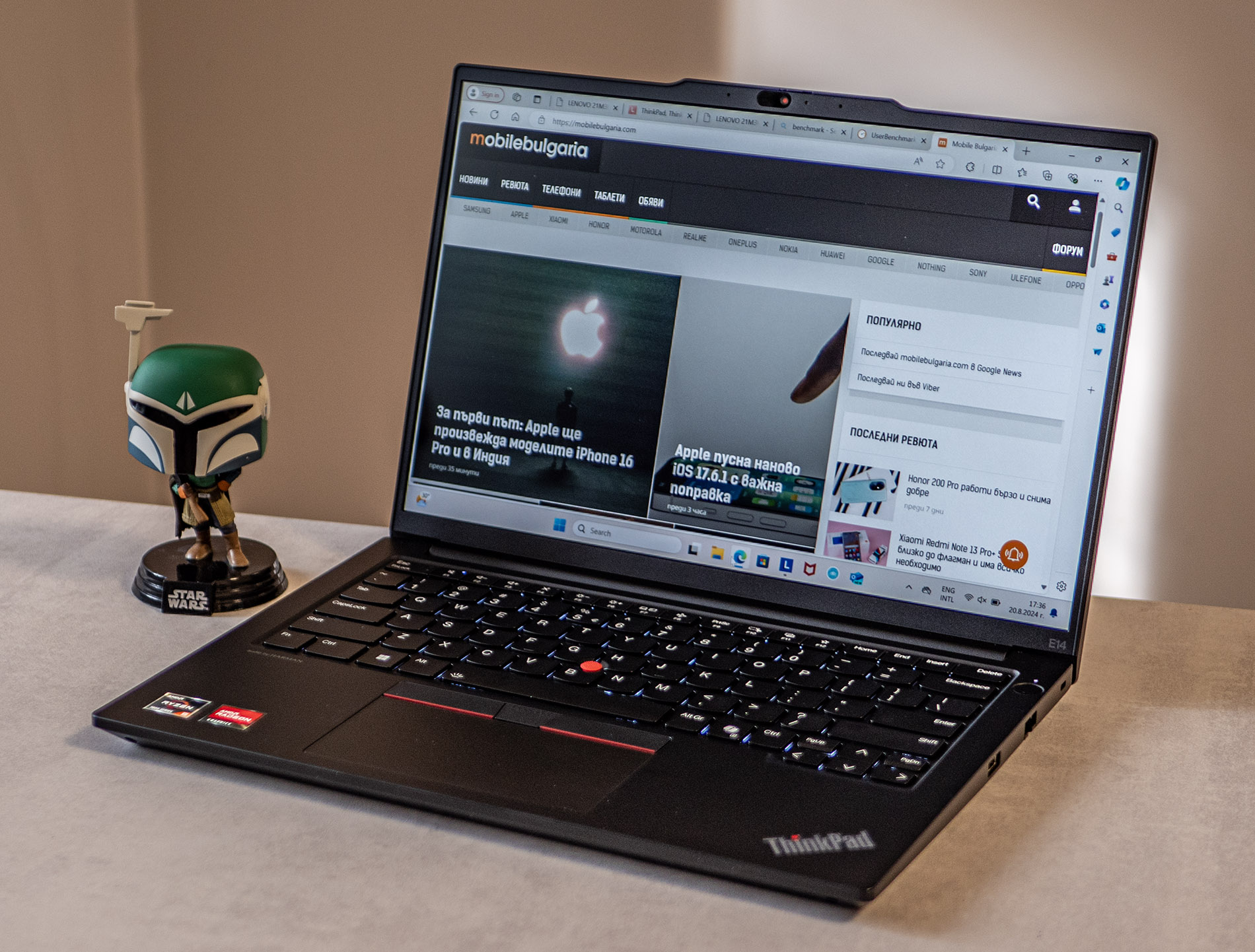 Lenovo ThinkPad E14 Gen 6 (14, AMD) е надежден и продуктивен