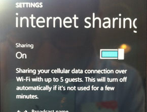 Windows Phone Mango ще поддържа споделянето на интернет през Wi-Fi