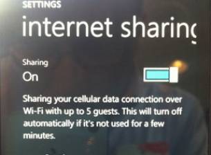 Windows Phone Mango ще поддържа споделянето на интернет през Wi-Fi