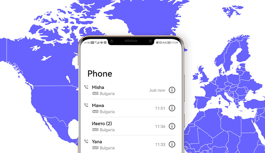 A1 вече предлага VoLTE услуги в роуминг 