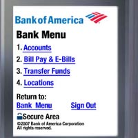 Bank of America с 1 милион мобилни потребители