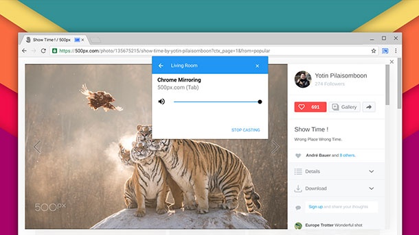 Google ще вгради поддръжка за Chromecast директно в Chrome