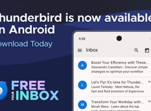 Mozilla пусна версия за Android на мейл клиента Thunderbird
