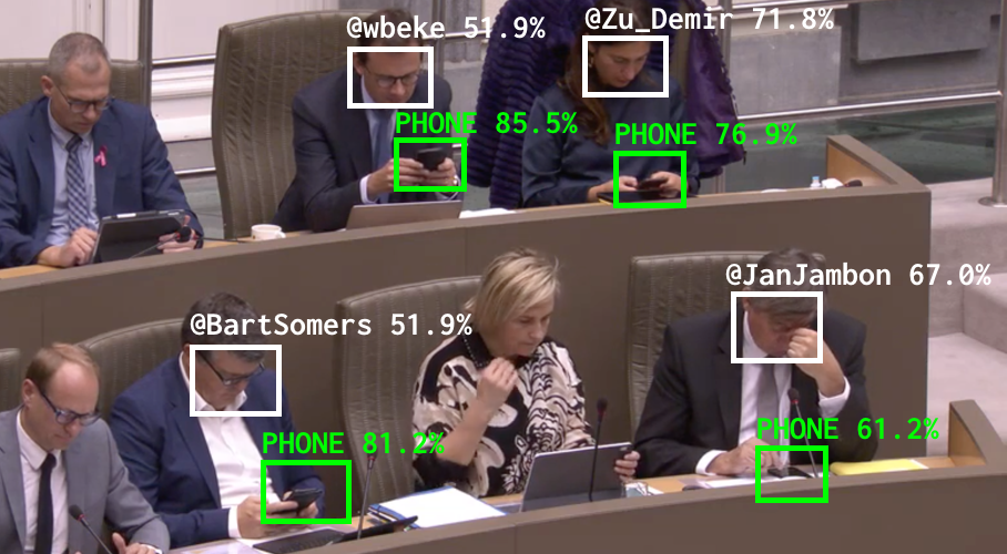 Изкуствен интелект измерва колко време политиците гледат в телефоните си