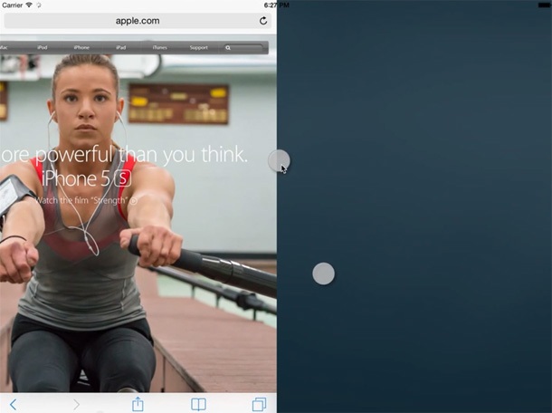 Демонстрация на новите опции за мултитаскинг на iOS 8