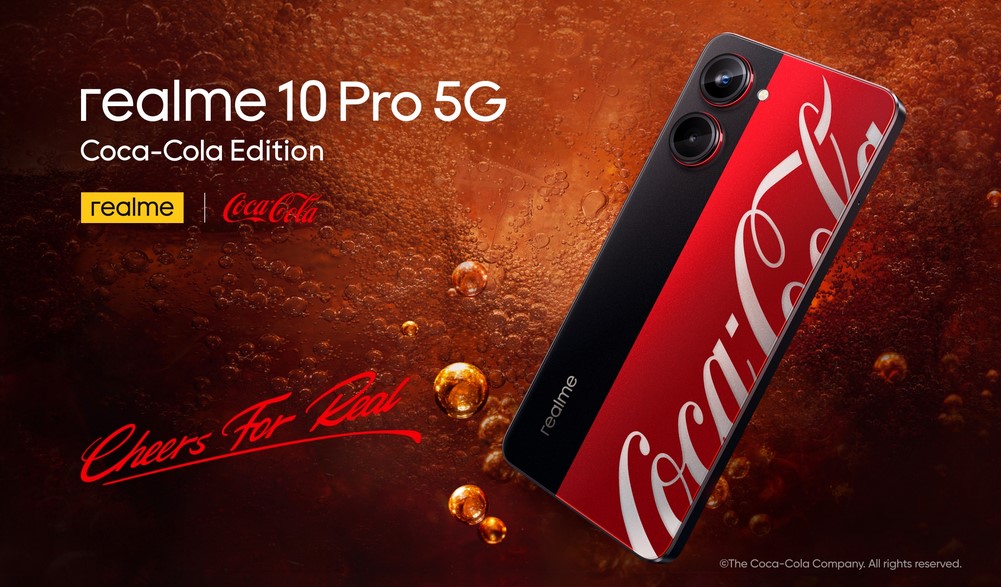 Realme пуска лимитирано Coca-Cola издание на модела 10 Pro