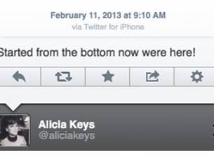 Публикации от iPhone на Алиша Кийс в Twitter