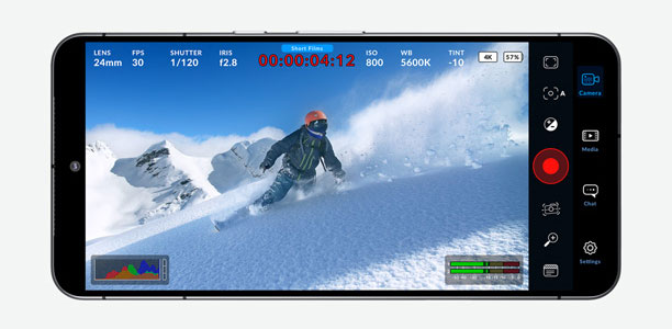 Приложението Blackmagic Camera вече е достъпно и за Android