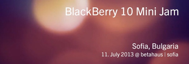 BlackBerry 10 Mini Jam в София на 11 юли