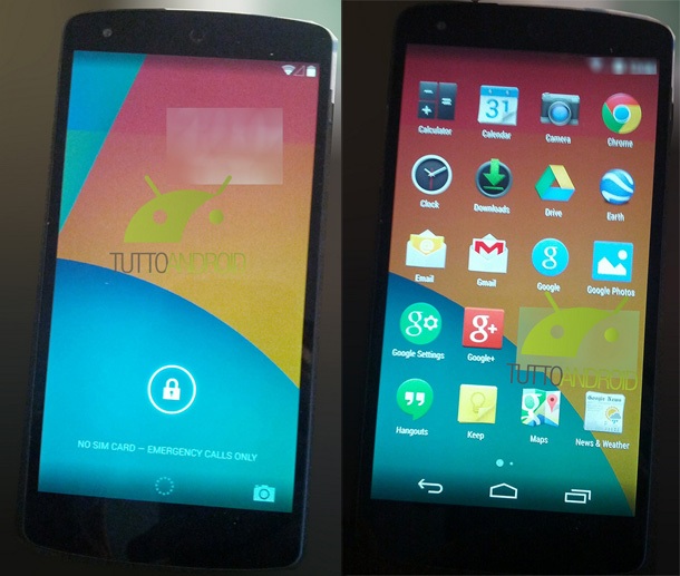 Нови кадри показват Nexus 5 и Android 4.4
