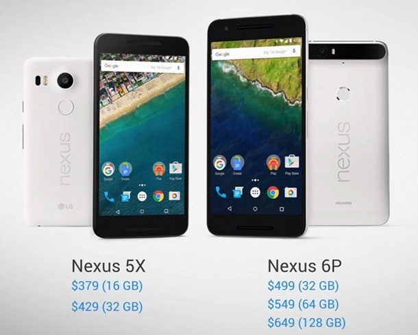 Цените на Nexus 5X и Nexus 6P в Европа ще са доста високи