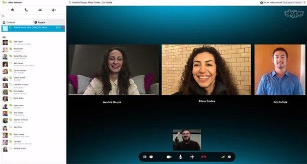 Skype вече предлага безплатни групови видеоразговори