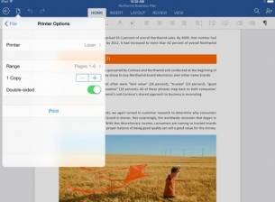 Office за iPad вече поддържа принтиране