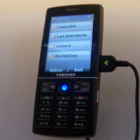 Samsung i550 - смартфон с платформата S60 и GPS приемник