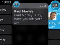 BlackBerry Messenger получи версия за Apple Watch