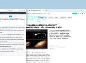 Opera вгражда функционалност от ChatGPT в браузера си