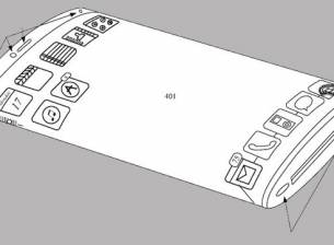 Apple патентова телефон с извит дисплей