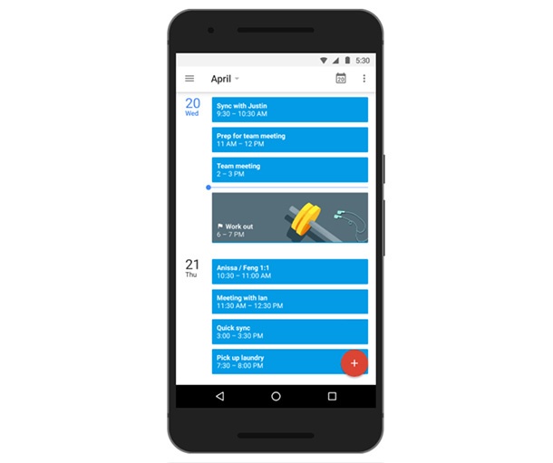 Нова функция в Google Calendar ще ви помогне да следвате целите си
