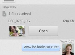 Skype за Android вече поддържа изпращането на снимки и видео