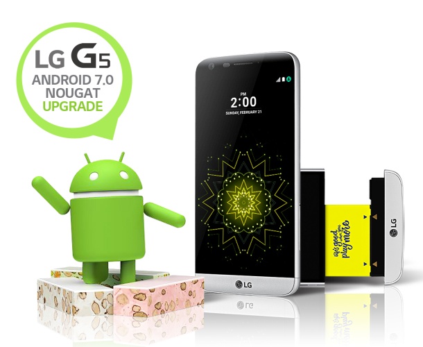 LG започва разпространението на Android 7.0 за G5