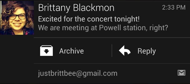 Gmail за Android вече позволява по-бързо да отговаряте на нови съобщения