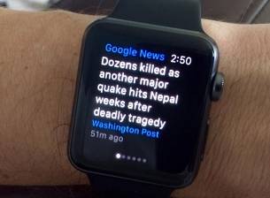 Приложението News & Weather на Google вече е съвместимо и с Apple Watch