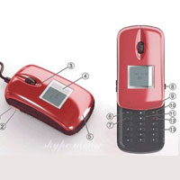 Слайд телефон за Skype и мишка в едно