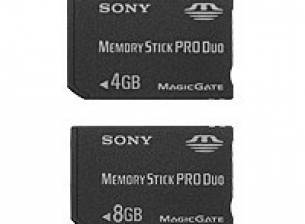 4GB и 8GB Memory Stick Pro DUO през тази година