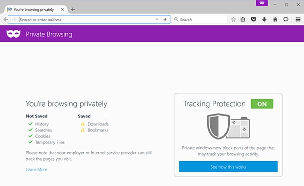 Анонимният режим на работа вече е част от основната версия на Firefox