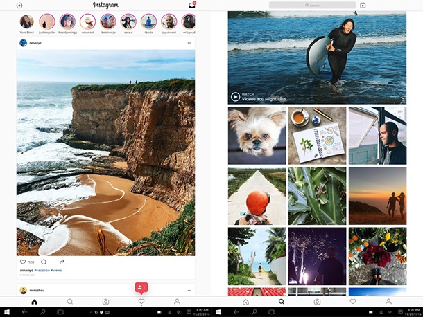 Instagram получи приложение за компютри и таблети с Windows 10