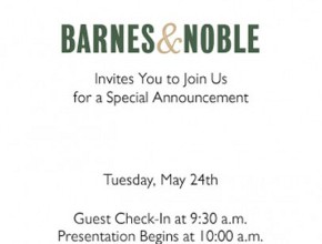 Barnes & Noble подготвят изненади за 24 май