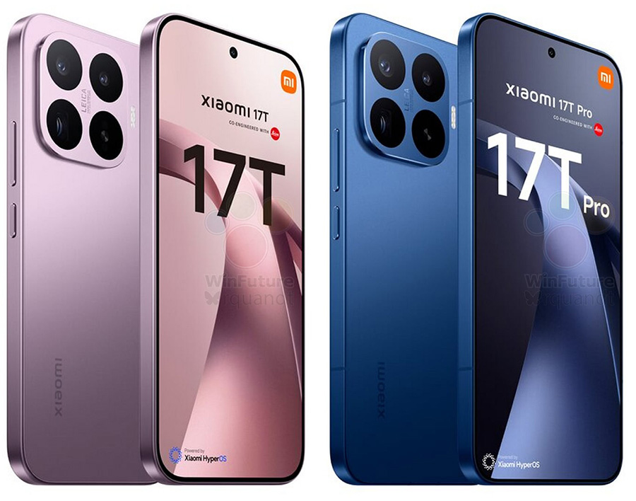 Появиха се официални снимки на Xiaomi 17T и 17T Pro