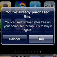 Apple таксува изтеглените отново приложения