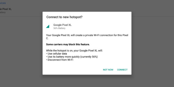 Google тества функция за автоматично споделяне на мобилната връзка