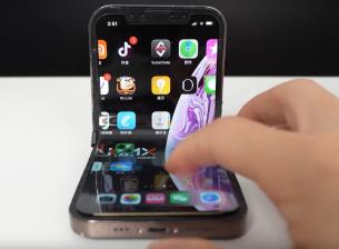 Първият сгъваем iPhone е любителски проект