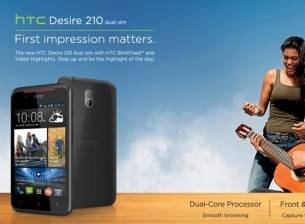 HTC представи бюджетния смартфон Desire 210