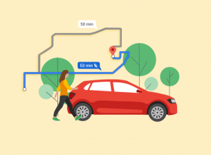 Опцията за най-екологичен маршрут в Google Maps вече е активна и в България