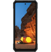 Ulefone Armor 30 преден изглед – ярък дисплей с пейзаж и палатка, подходящ за outdoor приключения