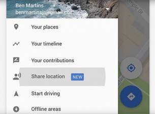 Google Maps получава възможност за споделяне на местоположението
