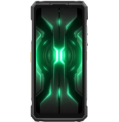 Ulefone Armor 33 преден изглед – rugged телефон с зелен гейминг тапет и подсилен дисплей