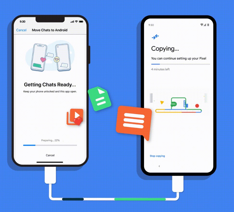 Опцията за прехвърляне на съобщенията в WhatsApp от iPhone към Android достига до повече устройства