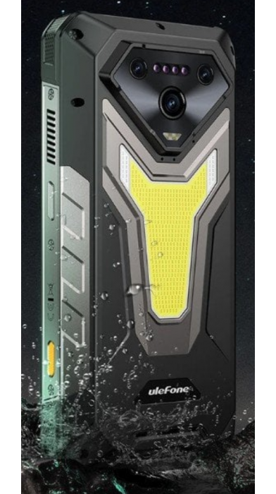 Ulefone Armor 34 заден панел – rugged дизайн с LED осветление и водоустойчива защита IP68